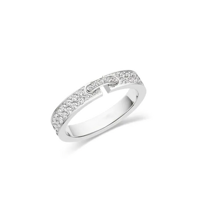 [Amore Jewelry]ALLIANCE LIENS VIDENCE PAVED DIAMOND 4MM RING