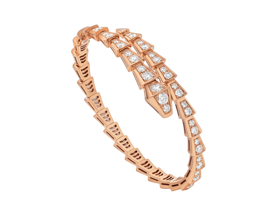 [Amore Jewelry]SERPENTI BRACELET 6.8MM PINK GOLD DIAMOND