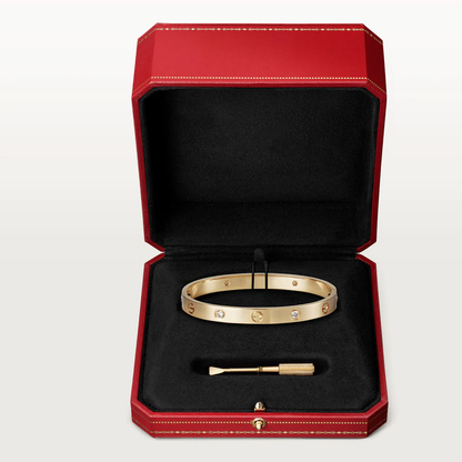 [Amore Jewelry]LOVE BRACELET 6.1MM 4 DIAMONDS