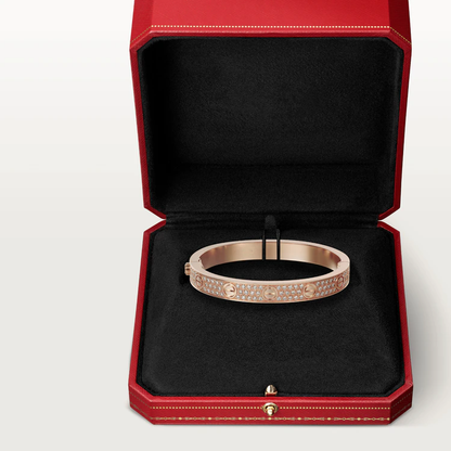 [Amore Jewelry]LOVE BRACELET 6.1MM DIAMOND-PAVED