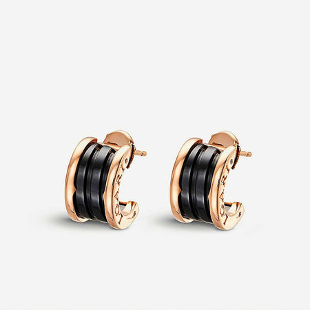 [Amore Jewelry]ZERO 1 PINK GOLD CERAMIC EARRINGS