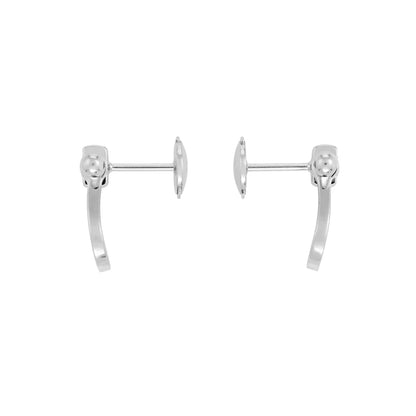 [Amore Jewelry]FORCE 10 FULL DIAMOND STUD EARRINGS MINI MODEL