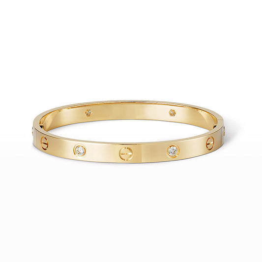 [Amore Jewelry]LOVE BRACELET 6.1MM 4 DIAMONDS