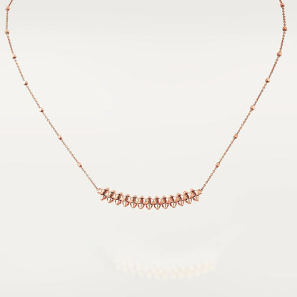 [Amore Jewelry]CLASH PINK GOLD NECKLACE