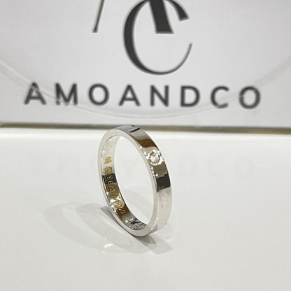 [Amore Jewelry]LOVE RING 4MM 1 DIAMOND