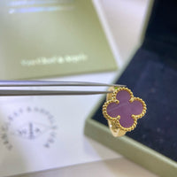 [Amore Jewelry]CLOVER  PURPLE VIOLET RING