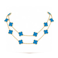 [Amore Jewelry]CLOVER 20 MOTIFS TURQUOISE GOLD