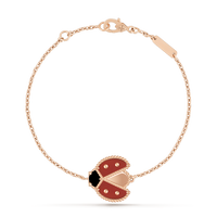 [Amore Jewelry]LUCKY SPRING 1 MOTIF PINK GOLD BRACELET