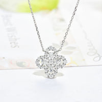 [Amore Jewelry]LOOP NECKLACE FULL MOTIF DIAMOND 16MM MULTIPLE COLORS