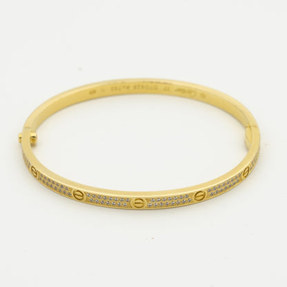 [Amore Jewelry]LOVE BRACELET 3.65MM DIAMOND-PAVED
