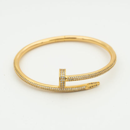 [Amore Jewelry]JUSTE BRACELET 3.5MM ALL DIAMONDS