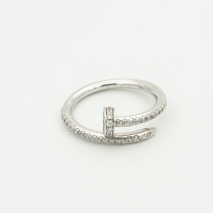 [Amore Jewelry]JUSTE RING 1.8MM SILVER DIAMONDS