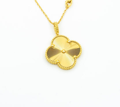 [Amore Jewelry]CLOVER 25MM PEDANT NECKLACE GOLD