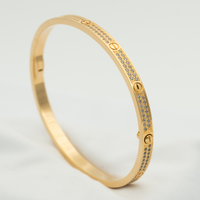 [Amore Jewelry]LOVE BRACELET 3.65MM DIAMOND-PAVED