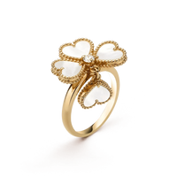 [Amore Jewelry]SWEET CLOVER WHITE MOP RING
