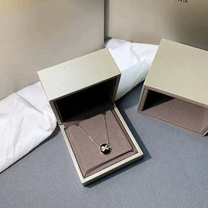 [Amore Jewelry]JEUX DE ROSE GOLD DIAMOND NECKLACE