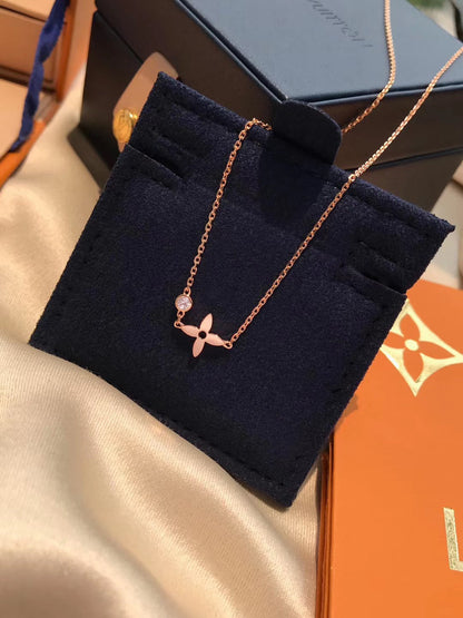 [Amore Jewelry]BLOSSOM PENDANT PINK GOLD AND DIAMOND