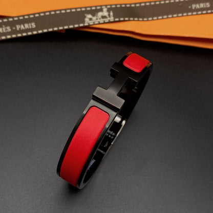 [Amore Jewelry]CLIC HM SO BLACK RED BRACELET