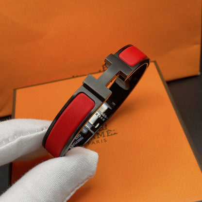 [Amore Jewelry]CLIC HM SO BLACK RED BRACELET