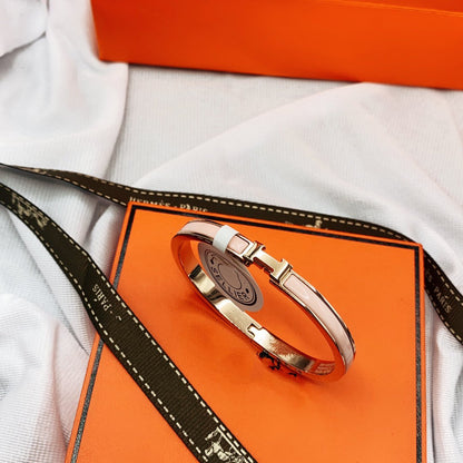 [Amore Jewelry]CLASSIC HM CLIC  PINK 8MM ENAMEL BRACELET