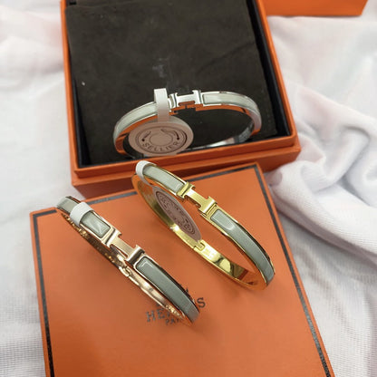 [Amore Jewelry]CLASSIC HM CLIC GREEN 8MM ENAMEL BRACELET