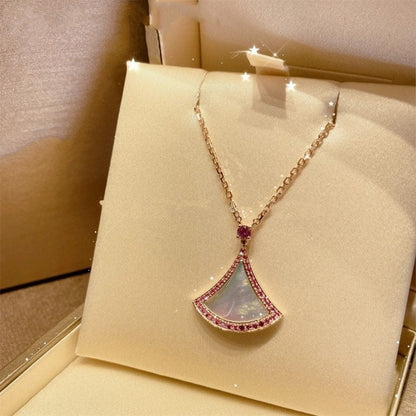 [Amore Jewelry]DREAM NECKLACE MOP DIAMOND PINK