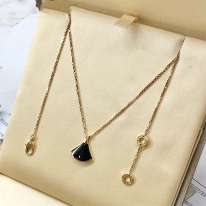 [Amore Jewelry]DREAM NECKLACE ONYX 1 DIAMOND