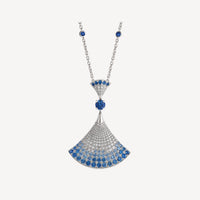 [Amore Jewelry]DREAM NECKLACE AGATE SILVER DIAMOND