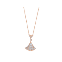 [Amore Jewelry]DREAM NECKLACE PINK GOLD FULL DIAMOND