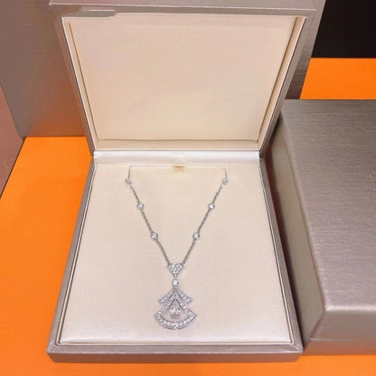 [Amore Jewelry]DREAM NECKLACE WHITE DIAMOND SILVER