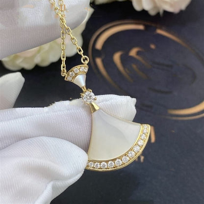 [Amore Jewelry]DREAM NECKLACE MOP GOLD DIAMOND