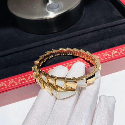 [Amore Jewelry]SERPENTI BRACELET MOP GOLD