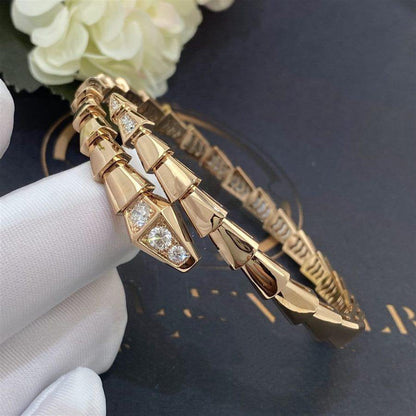 [Amore Jewelry]SERPENTI BRACELET DIAMONDS PINK GOLD