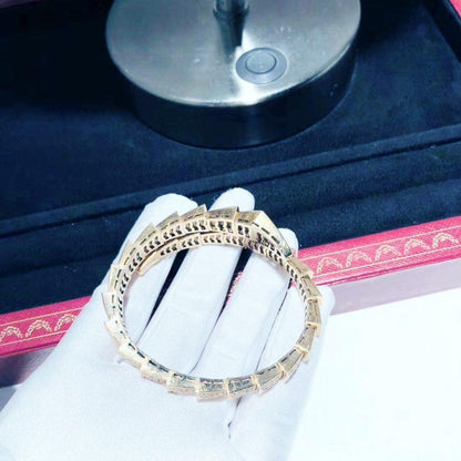 [Amore Jewelry]SERPENTI BRACELET 8MM PINK GOLD DIAMOND