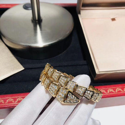 [Amore Jewelry]SERPENTI BRACELET 8MM GOLD DIAMOND