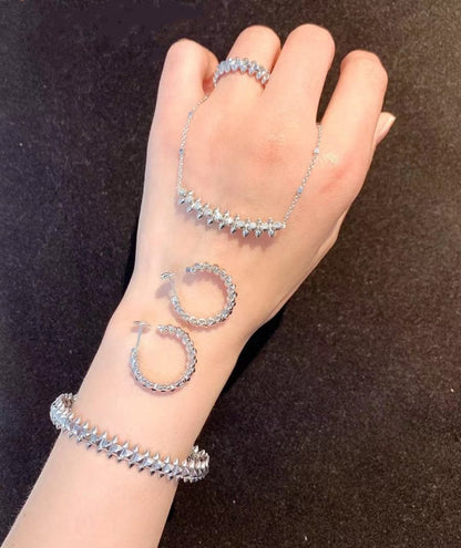 [Amore Jewelry]CLASH SILVER BRACELET