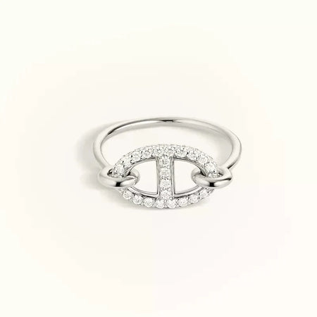 [Amore Jewelry]RONDE SMALL SILVER DIAMOND RING