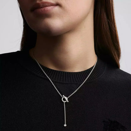 [Amore Jewelry]FINESSE SILVER DIAMOND NECKLACE