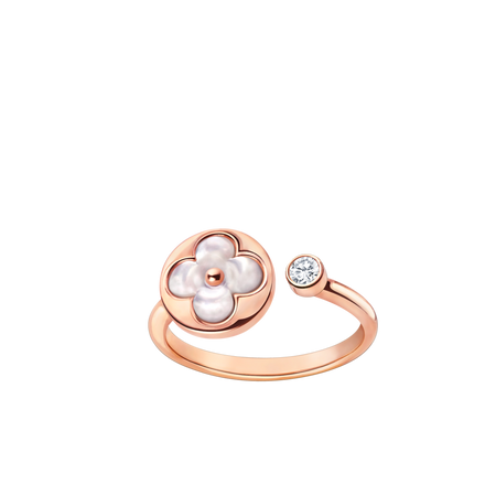 [Amore Jewelry]SUN 1 DIAMOND PINK MOP RING
