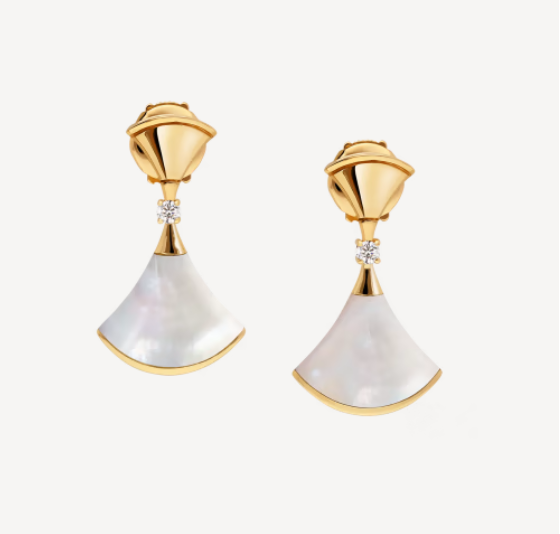 [Amore Jewelry]DREAM MOP 1 DIAMOND EARRINGS