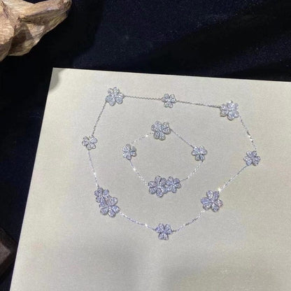 [Amore Jewelry]FRIVOLE SILVER 5 FLOWERS BRACELET