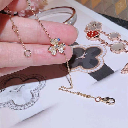 [Amore Jewelry]FRIVOLE GOLD FLOWER DIAMOND BRACELET