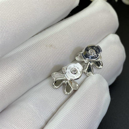 [Amore Jewelry]FRIVOLE MINI SILVER FLOWER EARRINGS