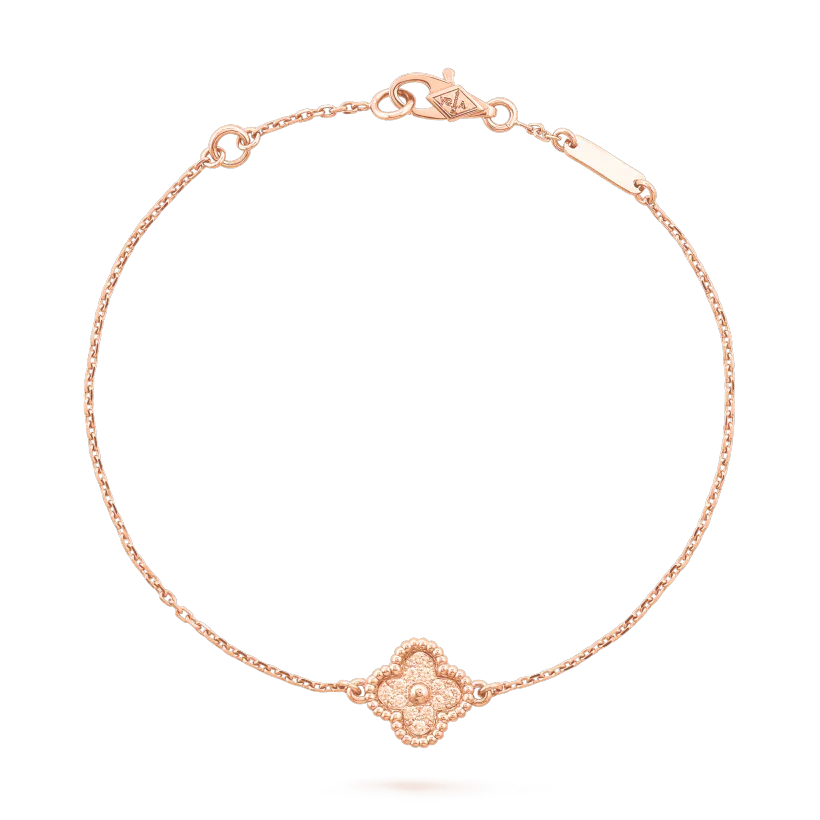 [Amore Jewelry]CLOVER SINGLE FLOWER BRACELET