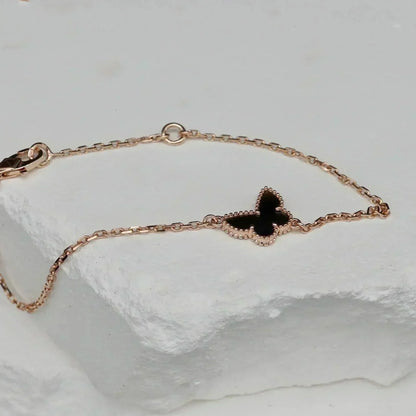 [Amore Jewelry]BUTTERFLY ONYX  BUTTERFLY BRACELET
