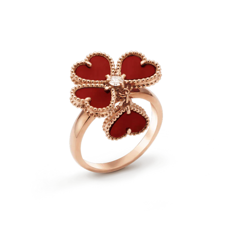 [Amore Jewelry]SWEET CLOVER CARNELIAN RING