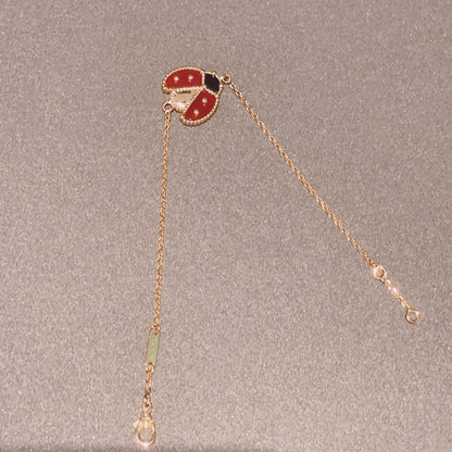 [Amore Jewelry]LUCKY SPRING 1 MOTIF PINK GOLD BRACELET