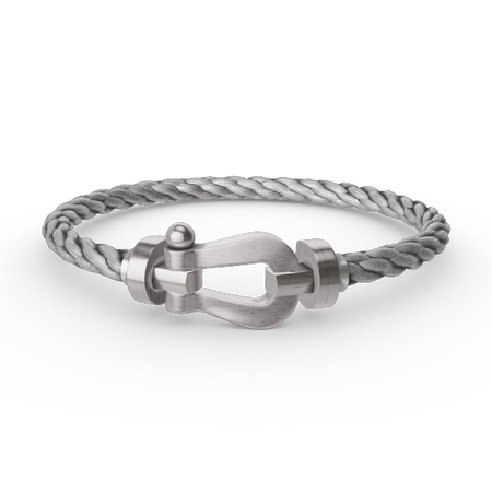 [Amore Jewelry]FORCE LARGE HORSESHOE NO DIAMOND BRACELET SILVER