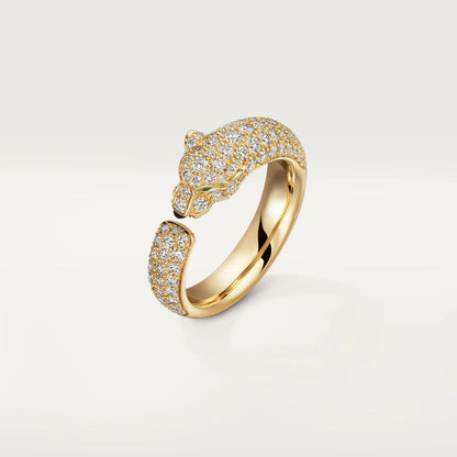 [Amore Jewelry]PANTHERE PINK GOLD DIAMOND RING